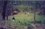 Society for Creative Anachronism (SCA) building a fort for war