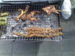 Thai Food BBQ Pigs Intestines